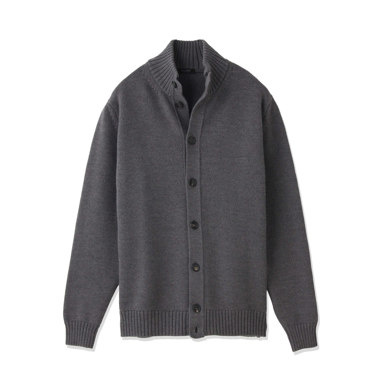 イタリア製 5G ドライバーズニット ミディアムグレー – MINIMAL