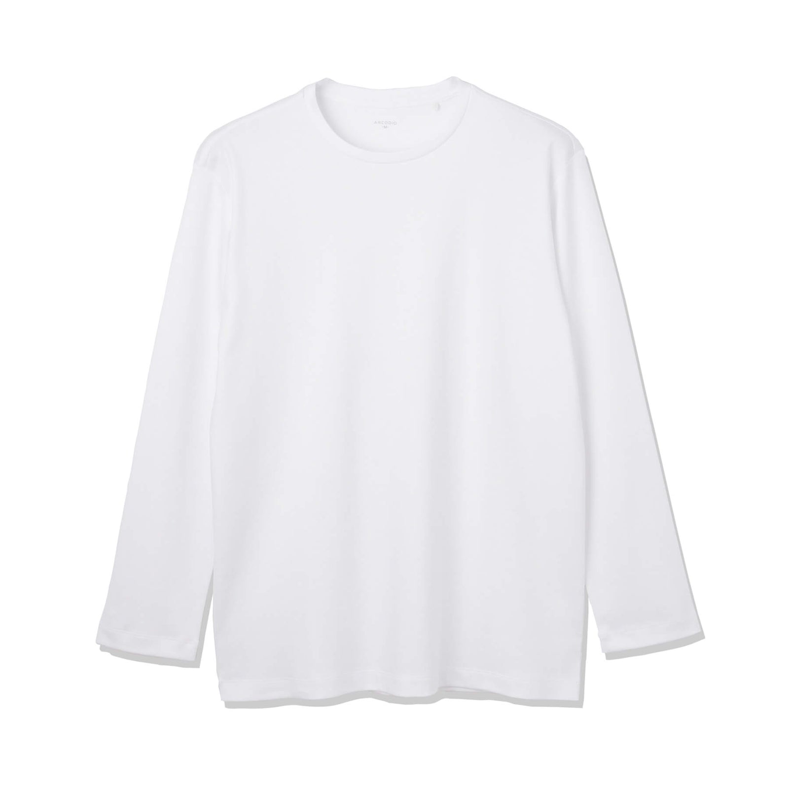 スーピマコットンジャージー ロングスリーブTシャツ ホワイト