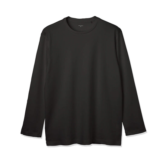 9/6(土)朝7時販売開始 スーピマコットンジャージー ロングスリーブTシャツ  ブラック
