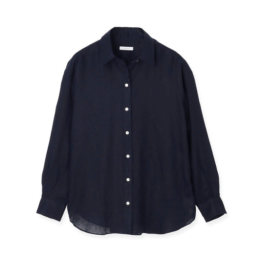 【Women's】フレンチリネン ネイビー
