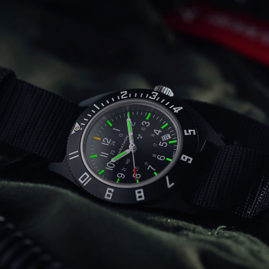 【予約販売】MARATHON パイロットウォッチ CERASHELL NAVIGATOR DATE ベルト付「MINIMAL WARDROBE限定セット」