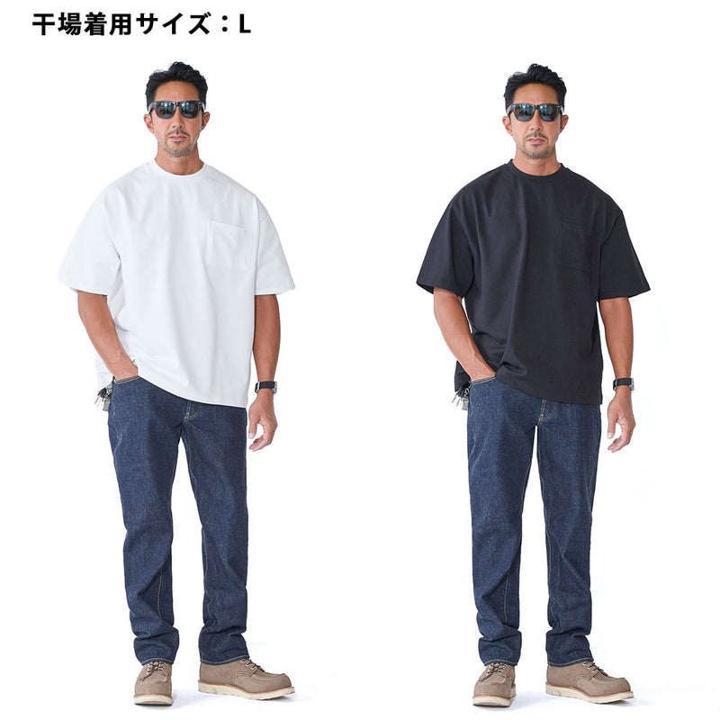 【新作 完売品】干場義雅 × 野口強氏 2Pack Pocket Tee 白黒 DIRECTED BY TSUYOSHI NOGUCHI & YOSHIMASA HOSHIBA」 Heavyweight 2