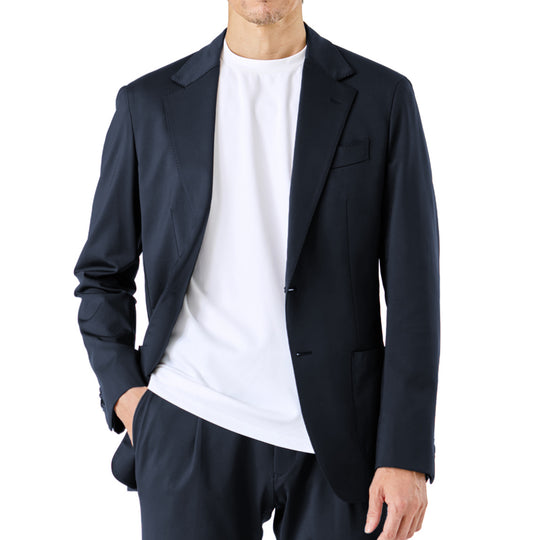 【K-3B EXECUTIVE】009_N（ニット） 24HR-WEARABLE JAPAN MADE テーラードジャケット カーボンネイビー