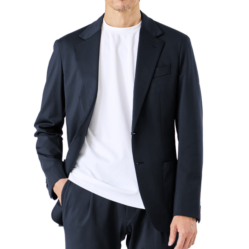 【K-3B EXECUTIVE】009_N（ニット） 24HR-WEARABLE JAPAN MADE テーラードジャケット カーボンネイビー