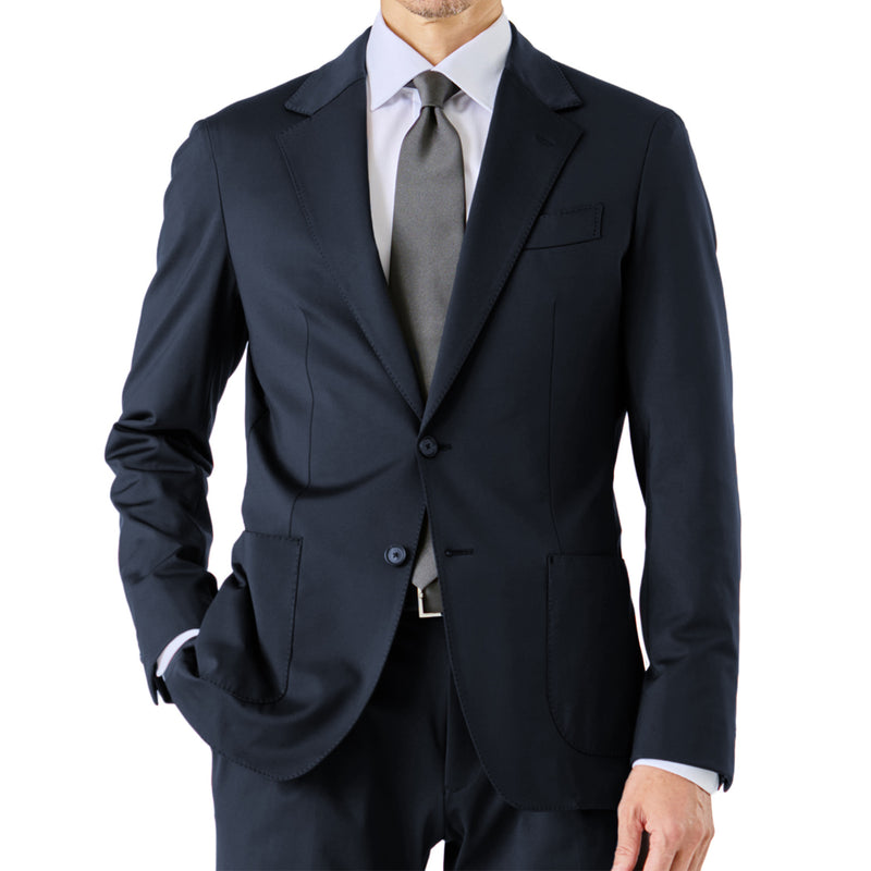 【K-3B EXECUTIVE】009_N（ニット） 24HR-WEARABLE JAPAN MADE テーラードジャケット カーボンネイビー