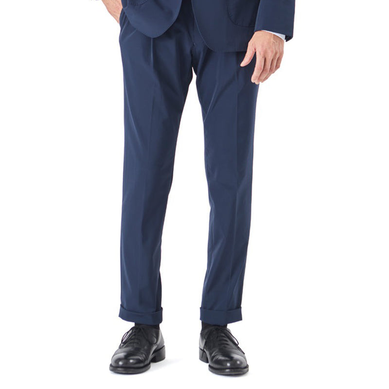 【K-3B EXECUTIVE】179_X（布帛） RICH NYLON JAPAN MADE ドレスパンツ ネイビー