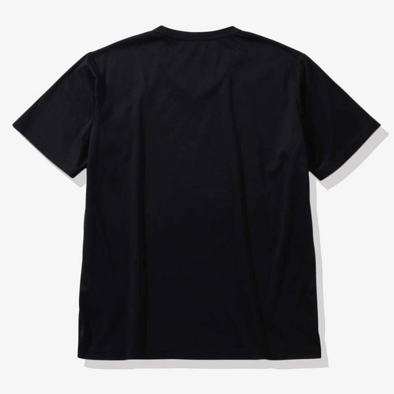 スムースコットンVネックTシャツ ブラック 034_W