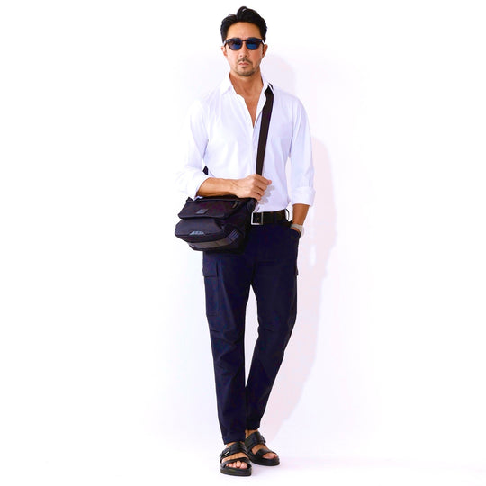 TWILL MESEROLE MESSENGER BAG