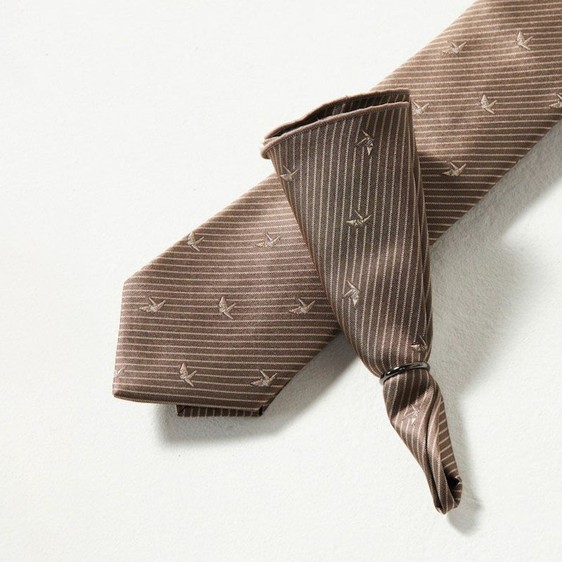 Neck-Tie Gray Beige