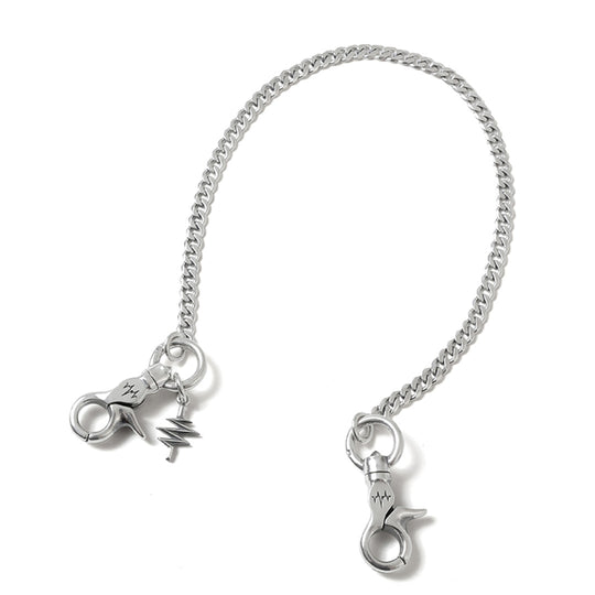 Ref No5370 WALLET CHAIN 925 SILVER