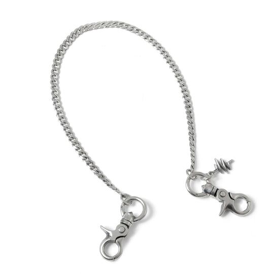 Ref No5370 WALLET CHAIN 925 SILVER