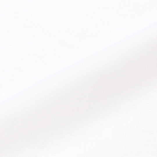 ハンドロールステッチ リネンポケットチーフ ホワイト