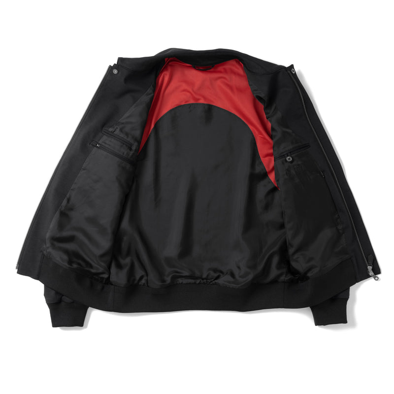 Duplex Cotton Jersey トラベル A-2 フライトジャケット ブラック