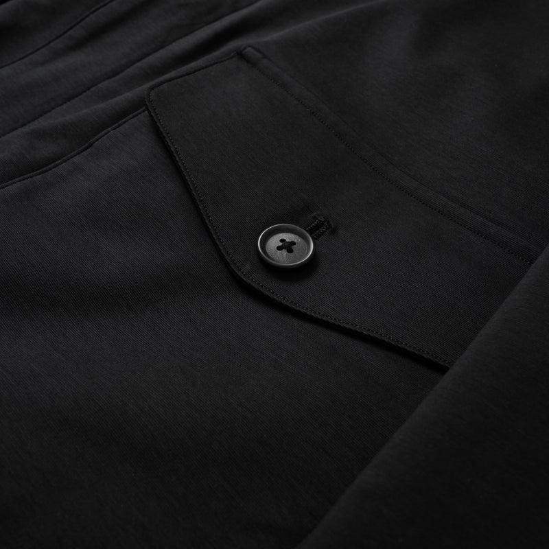 Duplex Cotton Jersey トラベル A-2 フライトジャケット ブラック