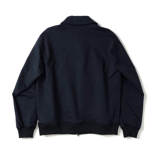 Duplex Cotton Jersey トラベル A-2 フライトジャケット コスモネイビー
