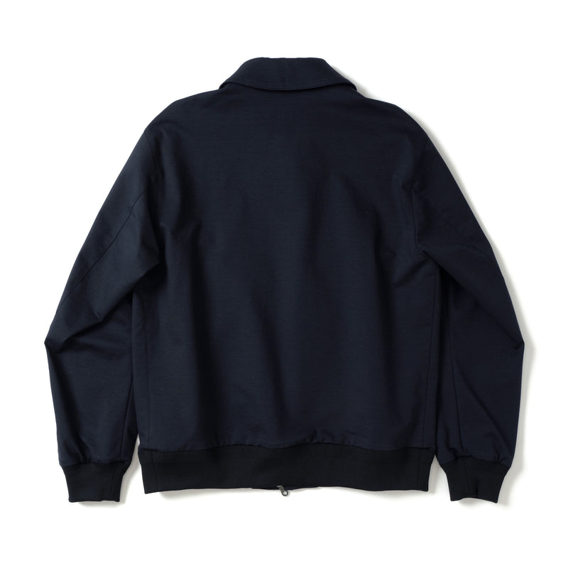 Duplex Cotton Jersey トラベル A-2 フライトジャケット コスモネイビー
