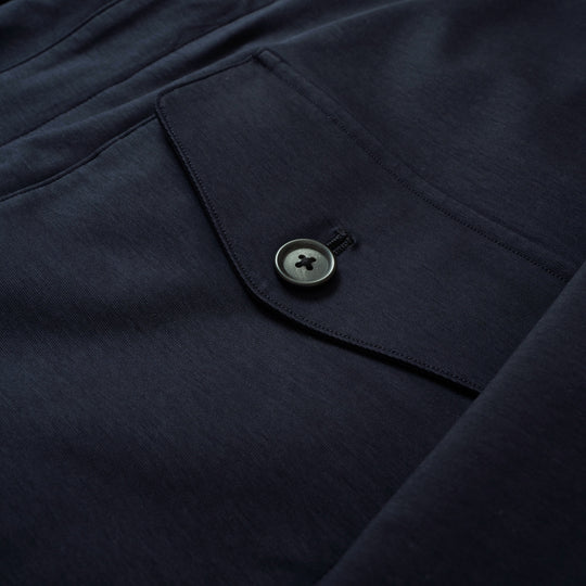 Duplex Cotton Jersey トラベル A-2 フライトジャケット コスモネイビー
