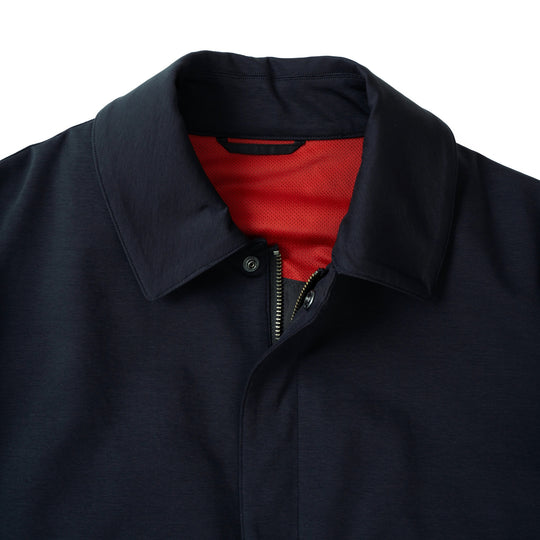 Duplex Cotton Jersey トラベル A-2 フライトジャケット コスモネイビー