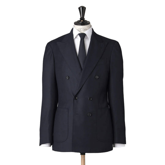 8/27(水)18時販売【干場別注】Loro Piana Fabric Wool ダブルジャケットMade by RING JACKET