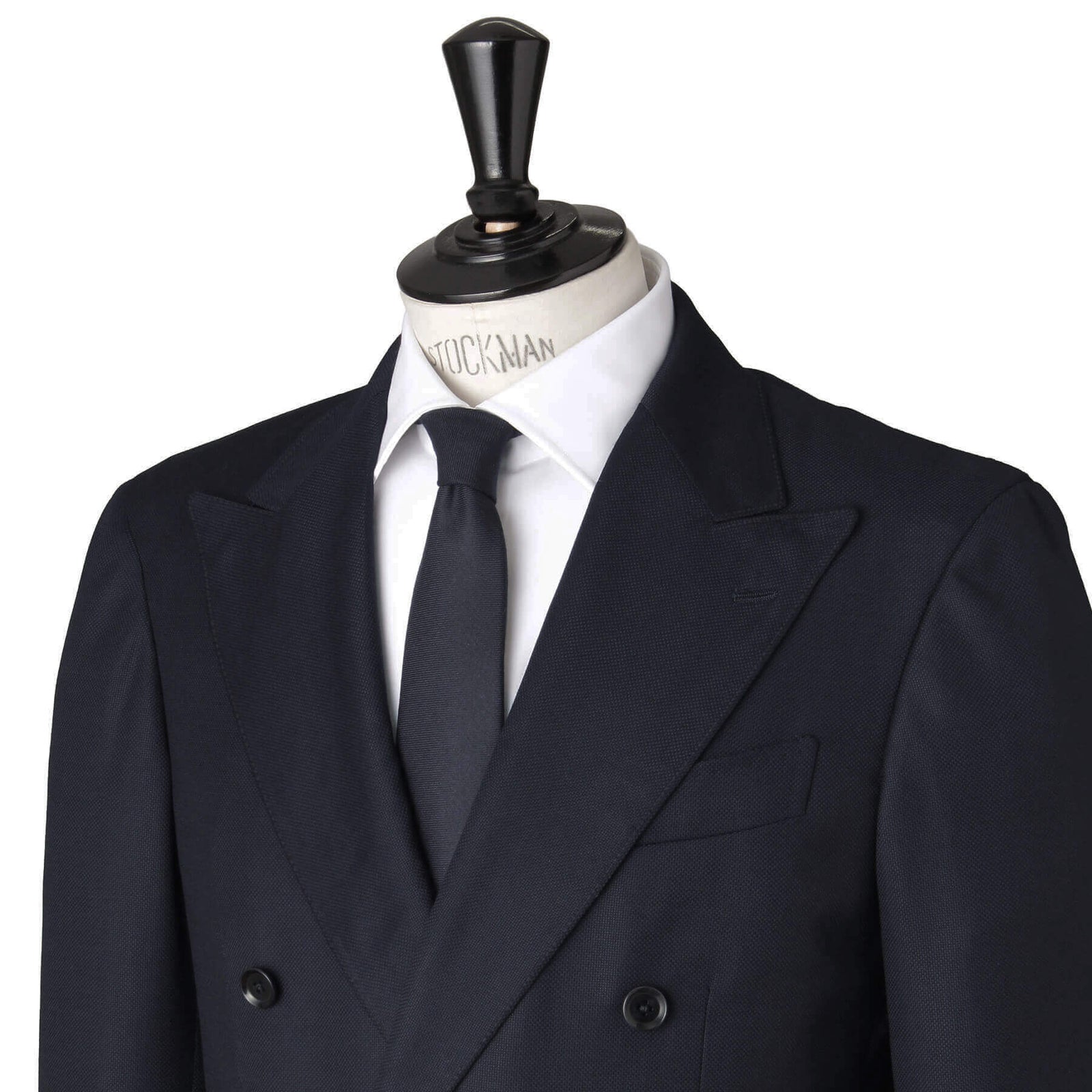 Loro Piana ipresta ダブルセットアップスーツ 黒/DW279 スーツ／2つボタン／Loro Piana 365／無地／CH22 | SUIT SQUARE