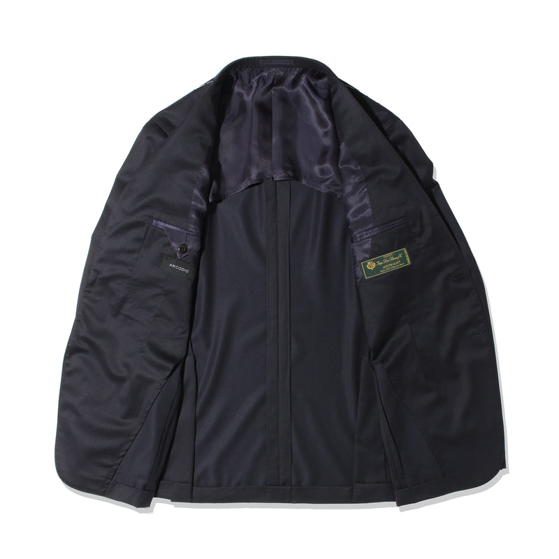 【UNITED ARROWS】 ロロピアーナ社SUPER150'S生地ジャケット Loro Piana〉SUPER150's クリアサージ 3ボタンスーツ｜UAコラム／UA