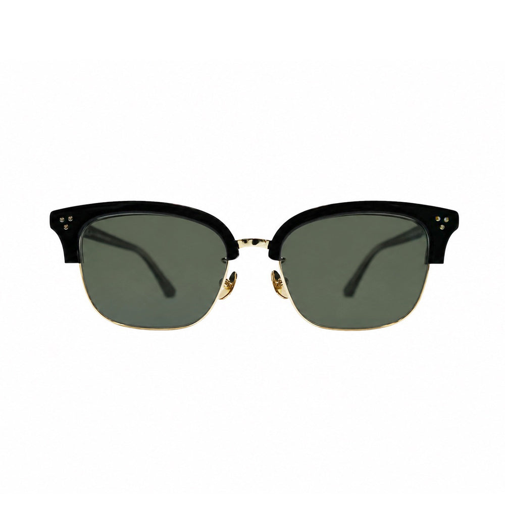 FIXER × Mr.CASANOVA / RAVEN サングラス BLACK x GOLD / GREEN SMOKE