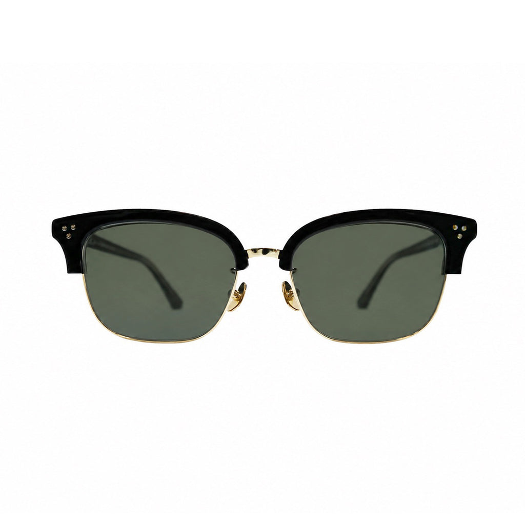 FIXER × Mr.CASANOVA / RAVEN サングラス BLACK x GOLD / GREEN SMOKE