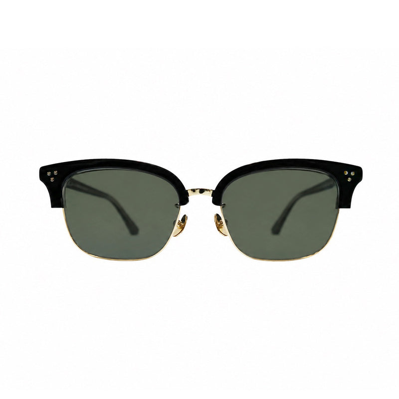 FIXER × Mr.CASANOVA / RAVEN サングラス BLACK x GOLD / GREEN SMOKE