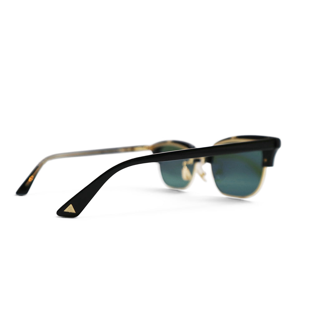 FIXER × Mr.CASANOVA / RAVEN サングラス BLACK x GOLD / GREEN SMOKE