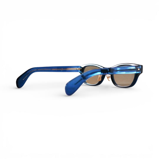 ROUGH サングラス CLEAR DARK BLUE / LIGHT BROWN LENS
