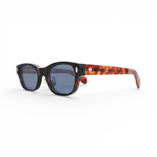 ROUGH サングラス DARK BROWN DEMI / BLUE LENS