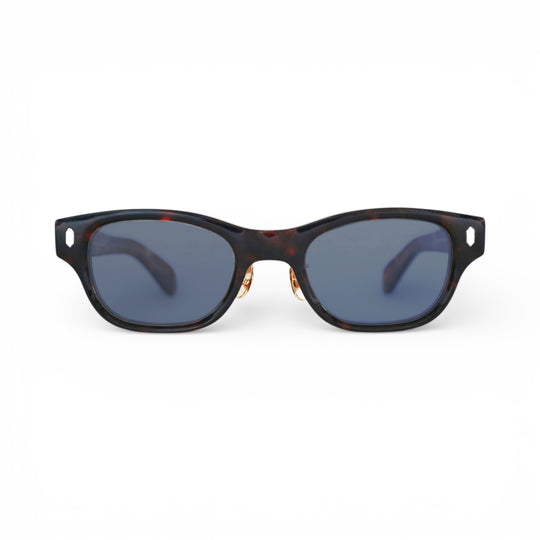 ROUGH サングラス DARK BROWN DEMI / BLUE LENS