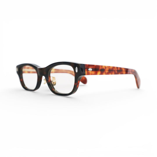 ROUGH サングラス DARK BROWN DEMI / CLEAR LIGHT MIRROR LENS