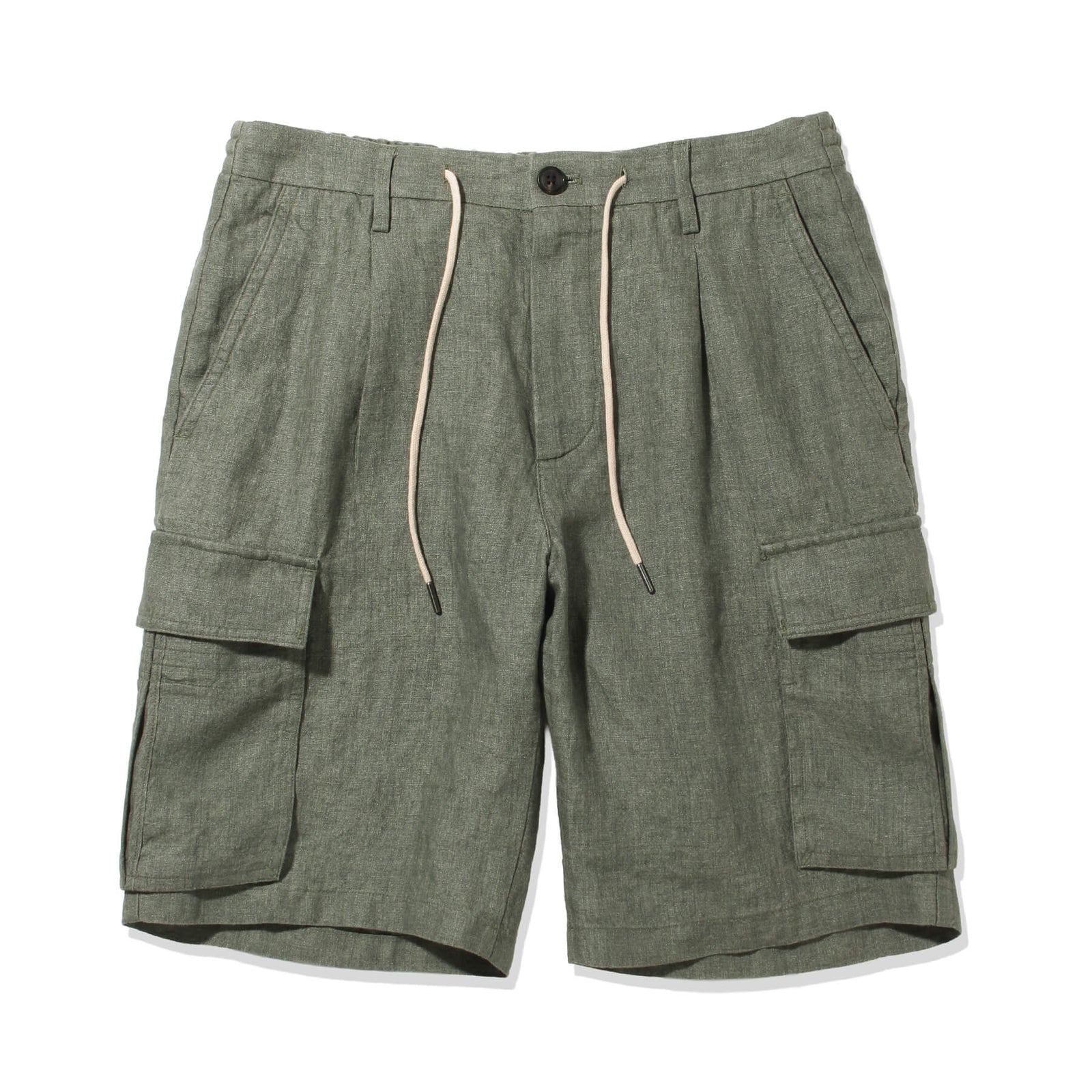 リネンカーゴショートパンツ カーキ – MINIMAL WARDROBE