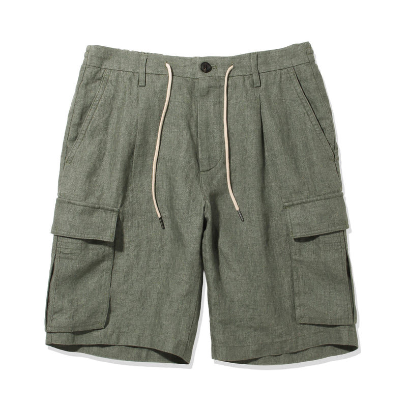 リネンカーゴショートパンツ カーキ – MINIMAL WARDROBE