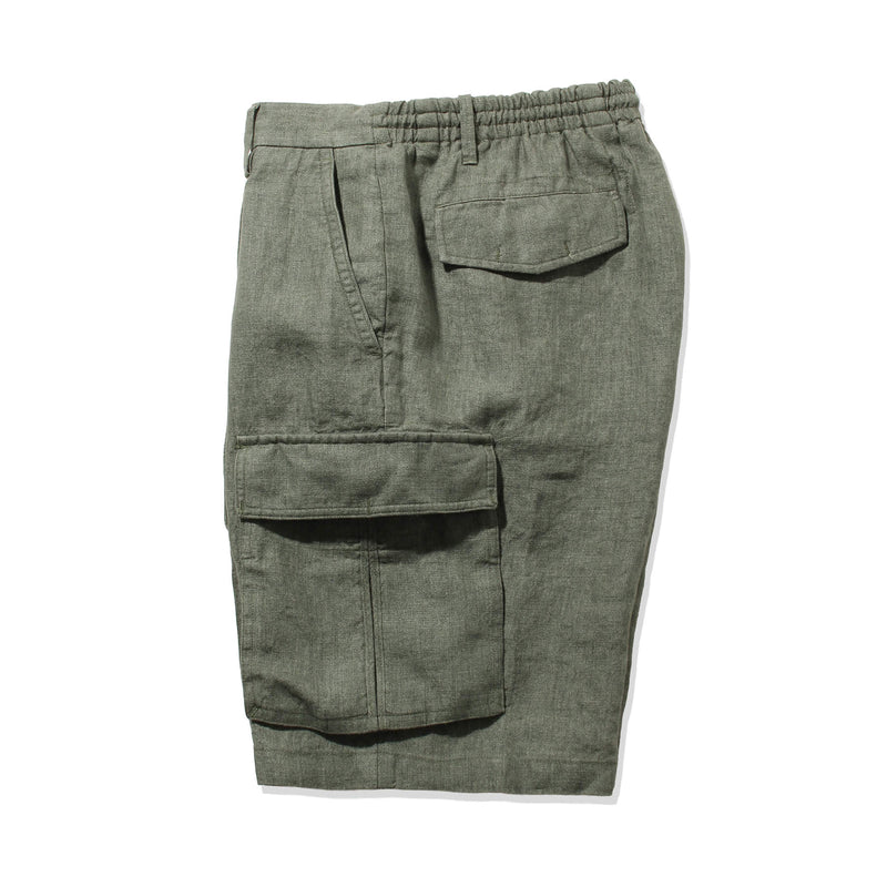 リネンカーゴショートパンツ カーキ – MINIMAL WARDROBE