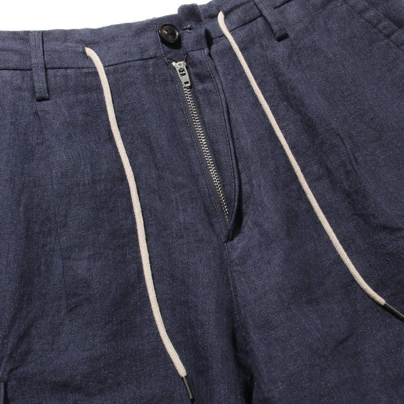 リネンカーゴショートパンツ ネイビー – MINIMAL WARDROBE