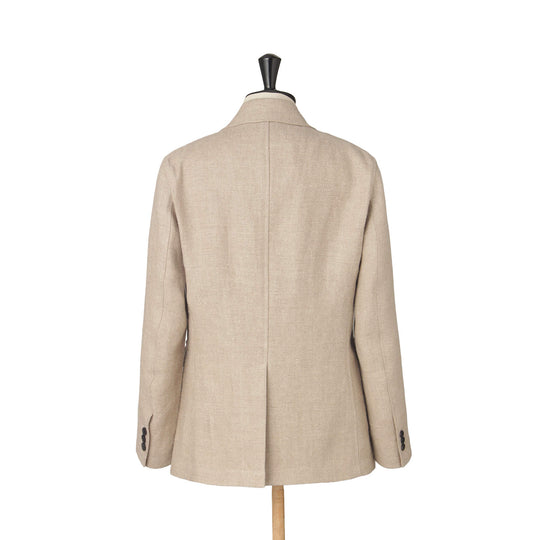 リネン フィールドジャケット ベージュ