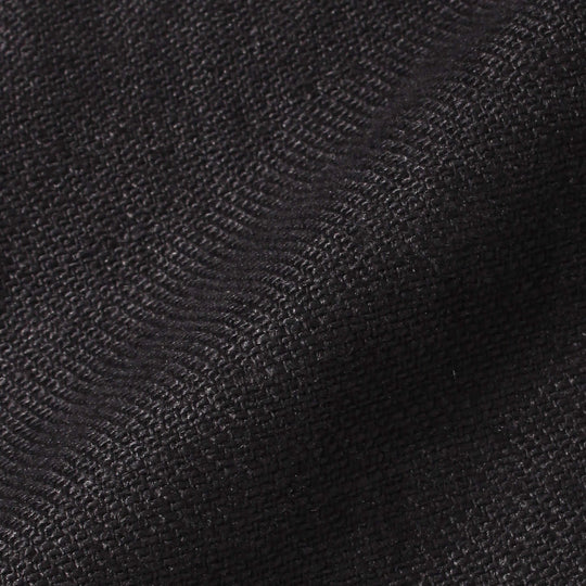 リネン フィールドジャケット ブラック