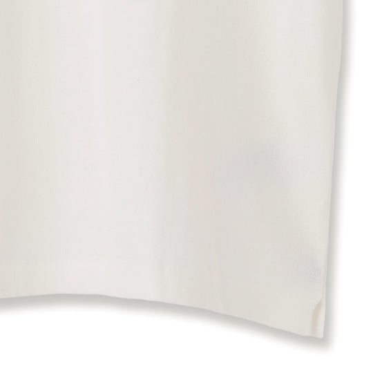 イタリア製 半袖クルーネックコットンニット ホワイト