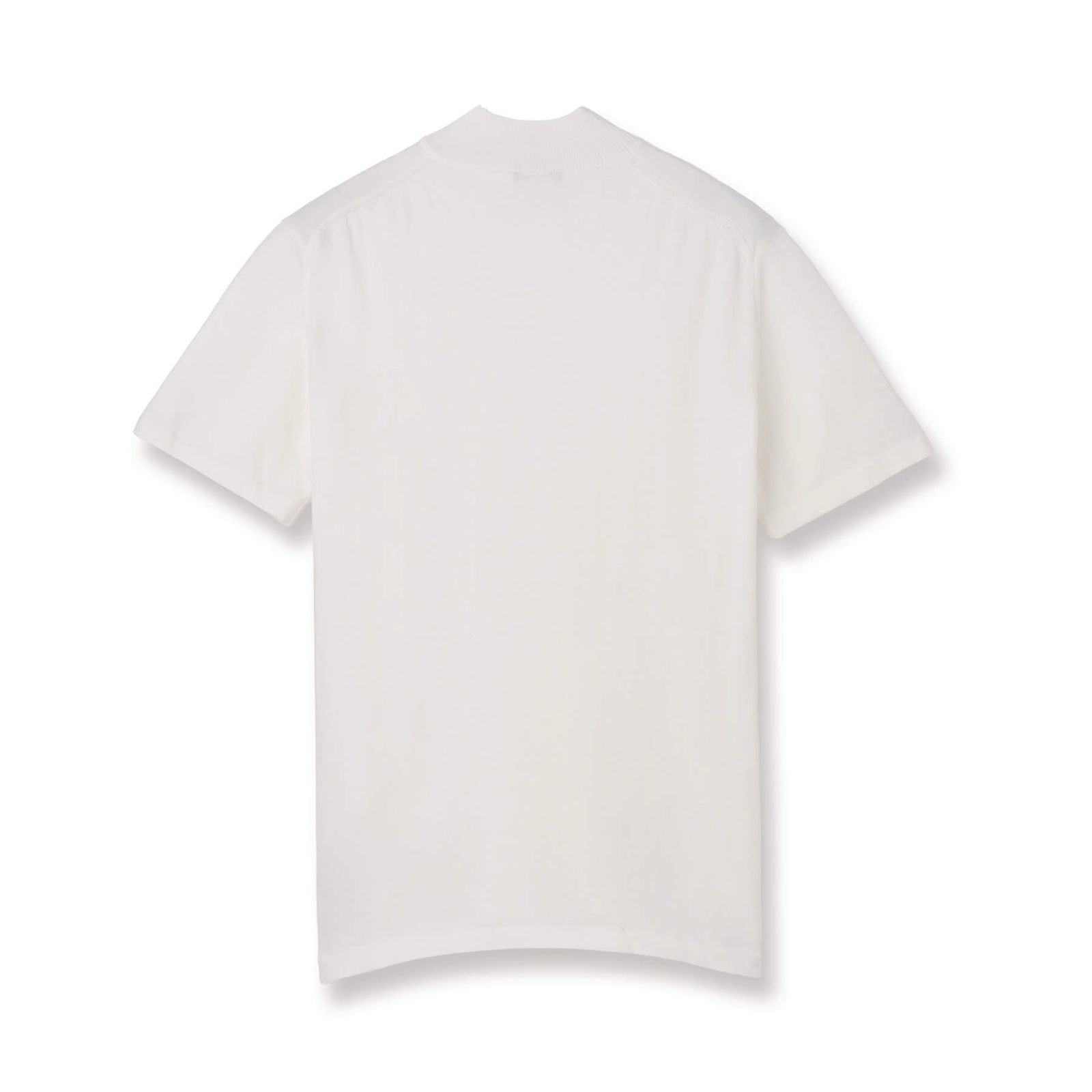 イタリア製コットンニット 半袖モックネック ホワイト – MINIMAL WARDROBE