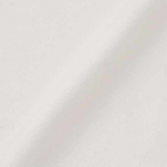 イタリア製 半袖ポロ コットンニット ホワイト