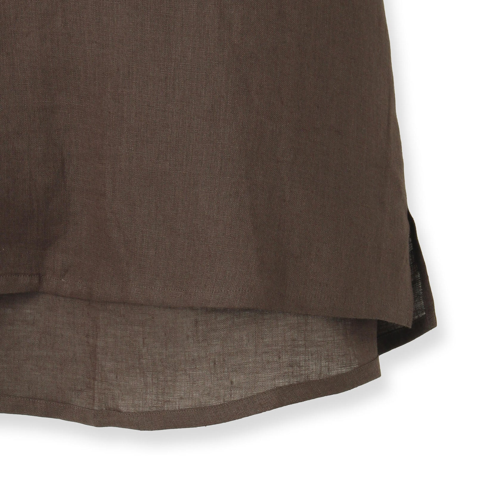 美品　マルティニーク　フレンチリネンサファリシャツ　ブラウン 　茶　ゆったり 美品 マルティニーク フレンチリネンサファリシャツ ブラウン 茶