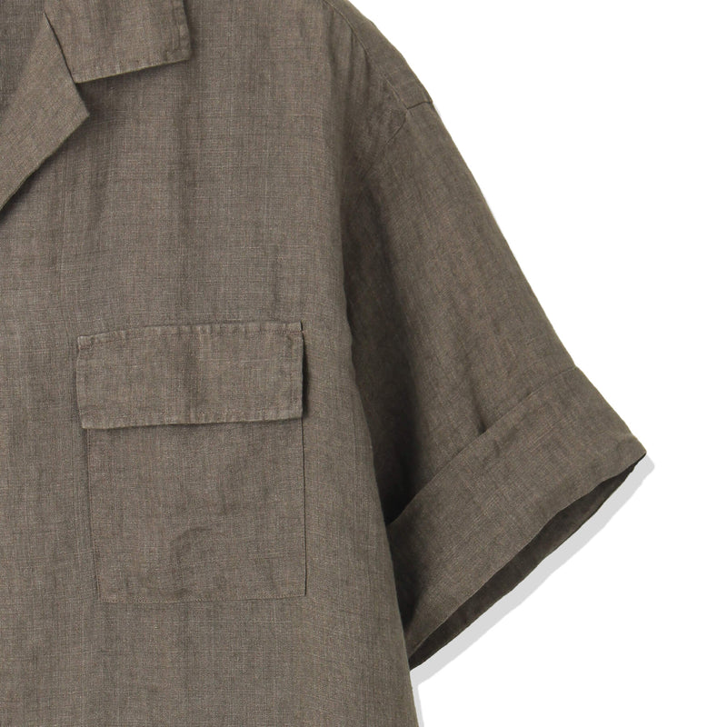 干場 × ARCODIO共同企画】Lino Moderno バイオウォッシュリネン 半袖