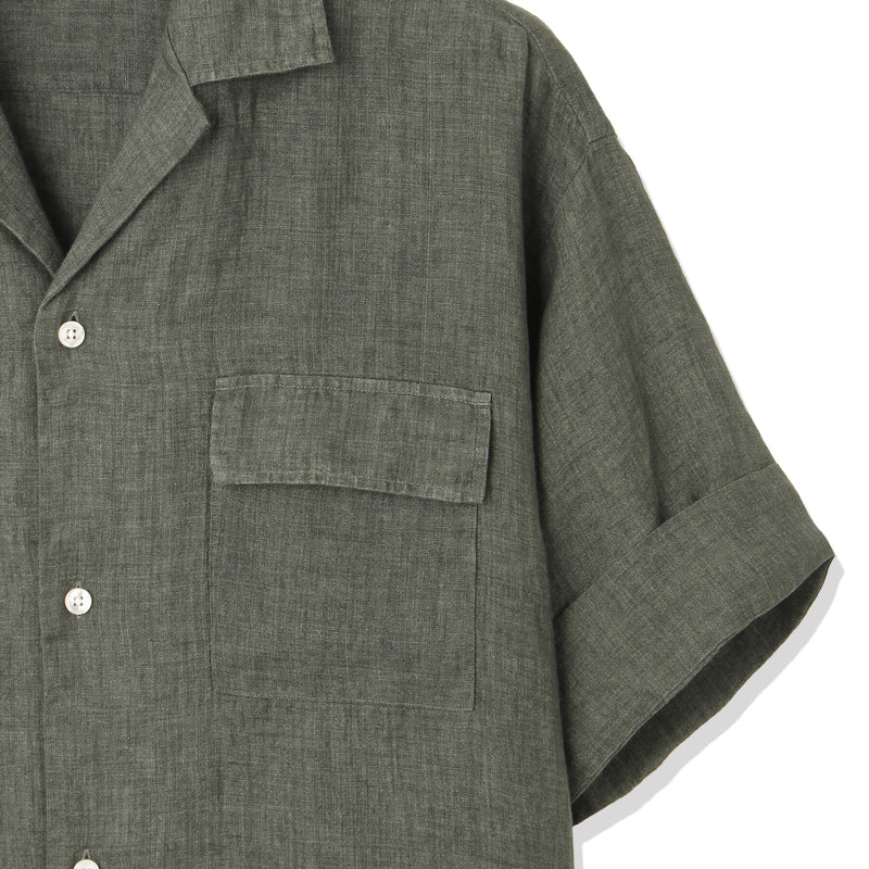 干場 × ARCODIO共同企画】Lino Moderno バイオウォッシュリネン 半袖