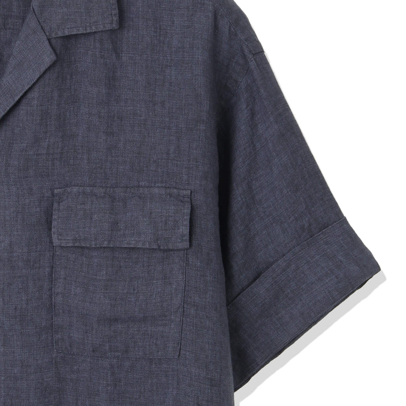 干場 × ARCODIO共同企画】Lino Moderno バイオウォッシュリネン 半袖
