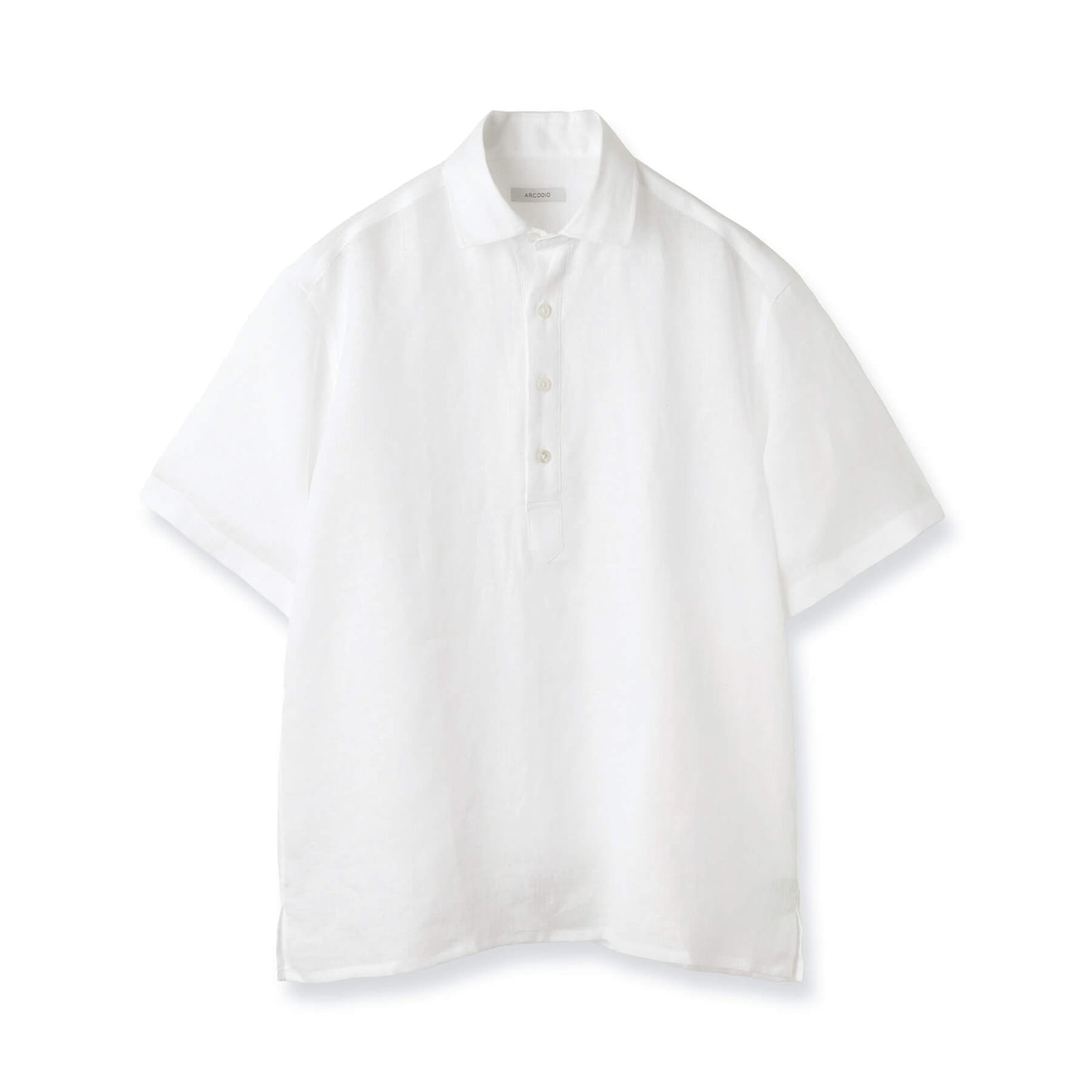 半袖プルオーバー フレンチリネン ホワイト – MINIMAL WARDROBE