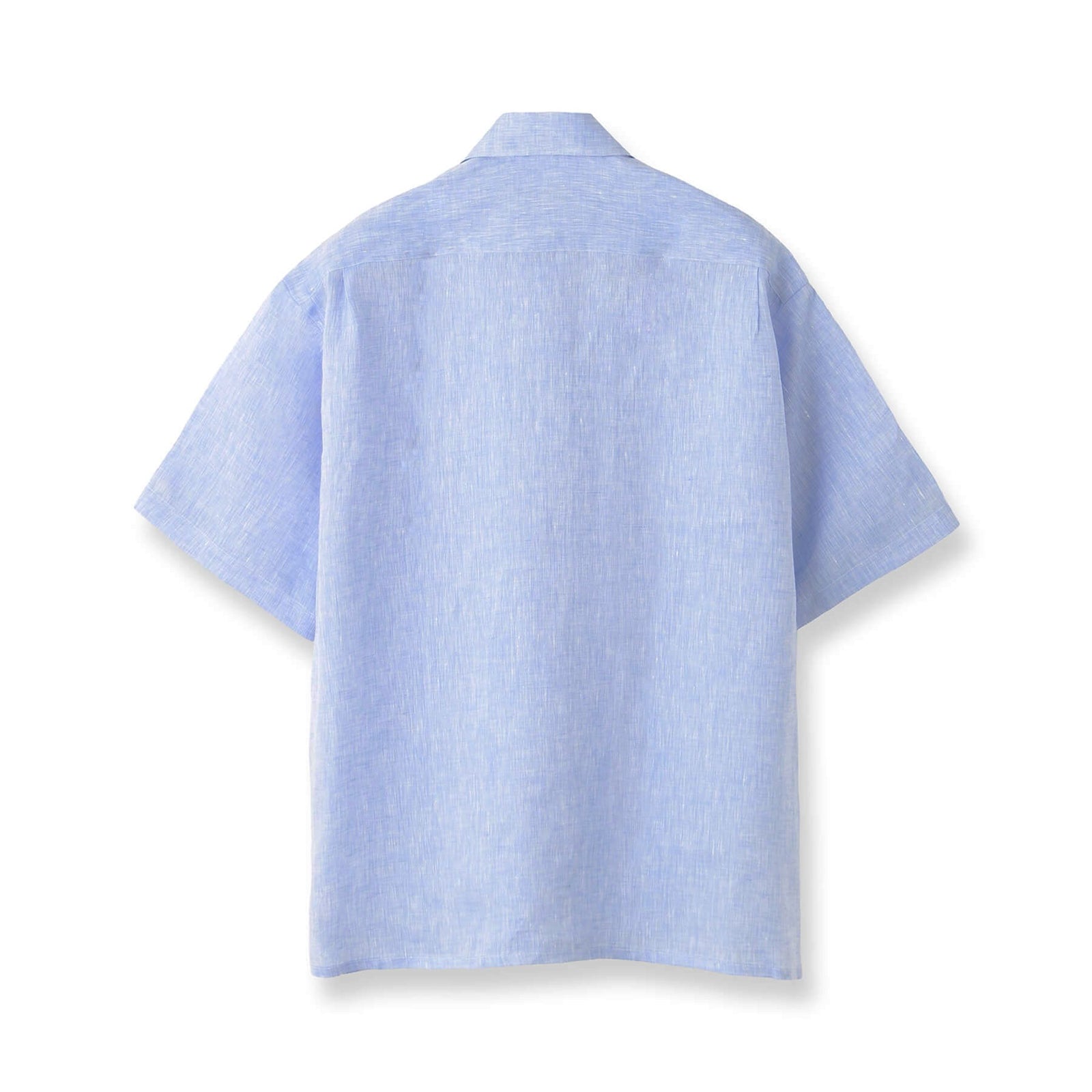 かぐれ リネン100% 半袖プルオーバー ライトブルー 半袖プルオーバー フレンチリネン スカイブルー – MINIMAL WARDROBE