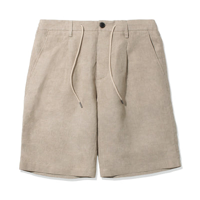 リネンショートパンツ ベージュ