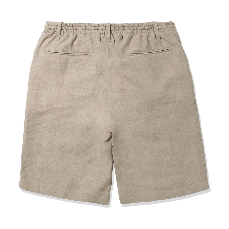 アルコディオ　リネン　ベージュショートパンツ Lサイズ 予約販売】リネンショートパンツ ベージュ（7月中旬～下旬頃発送予定
